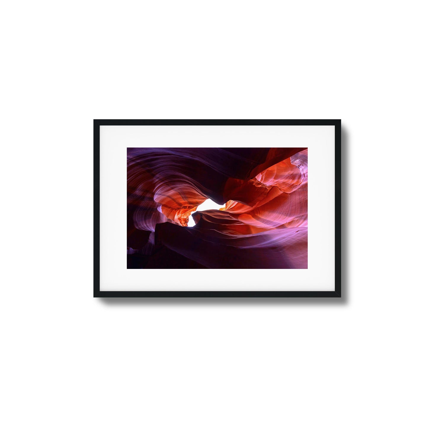 Crimson Cavern Framed Art