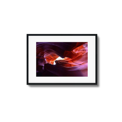 Crimson Cavern Framed Art