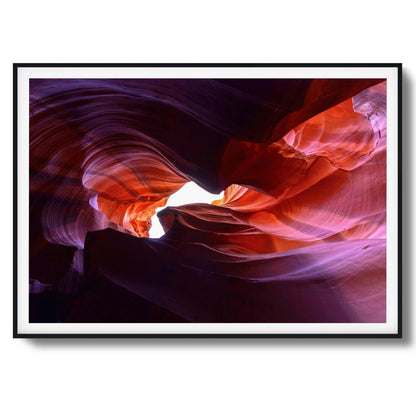 Crimson Cavern Framed Art