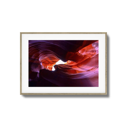 Crimson Cavern Framed Art