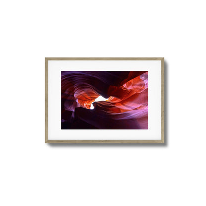 Crimson Cavern Framed Art