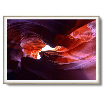 Crimson Cavern Framed Art