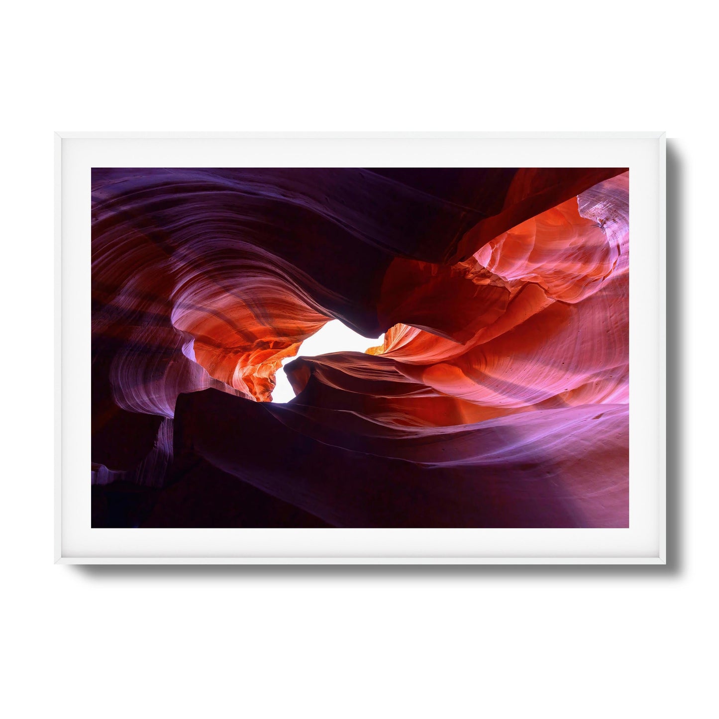 Crimson Cavern Framed Art