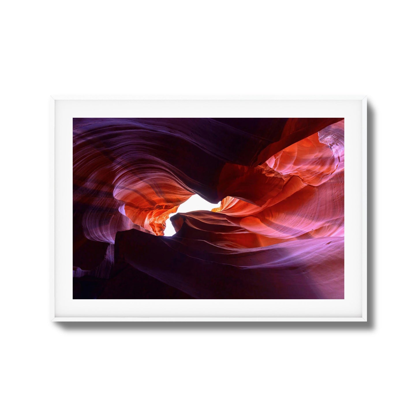 Crimson Cavern Framed Art