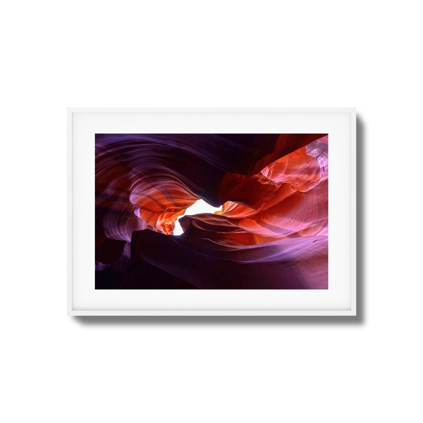 Crimson Cavern Framed Art