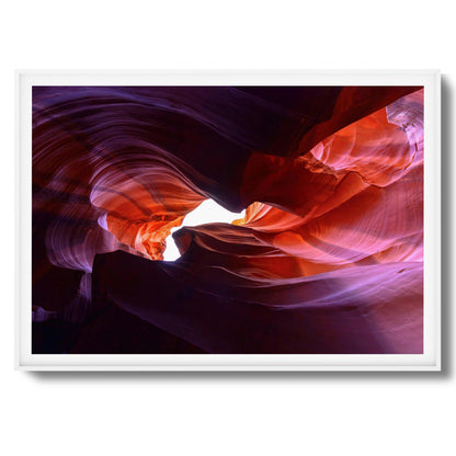 Crimson Cavern Framed Art