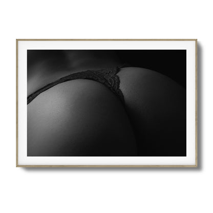 Curve Close Framed Art