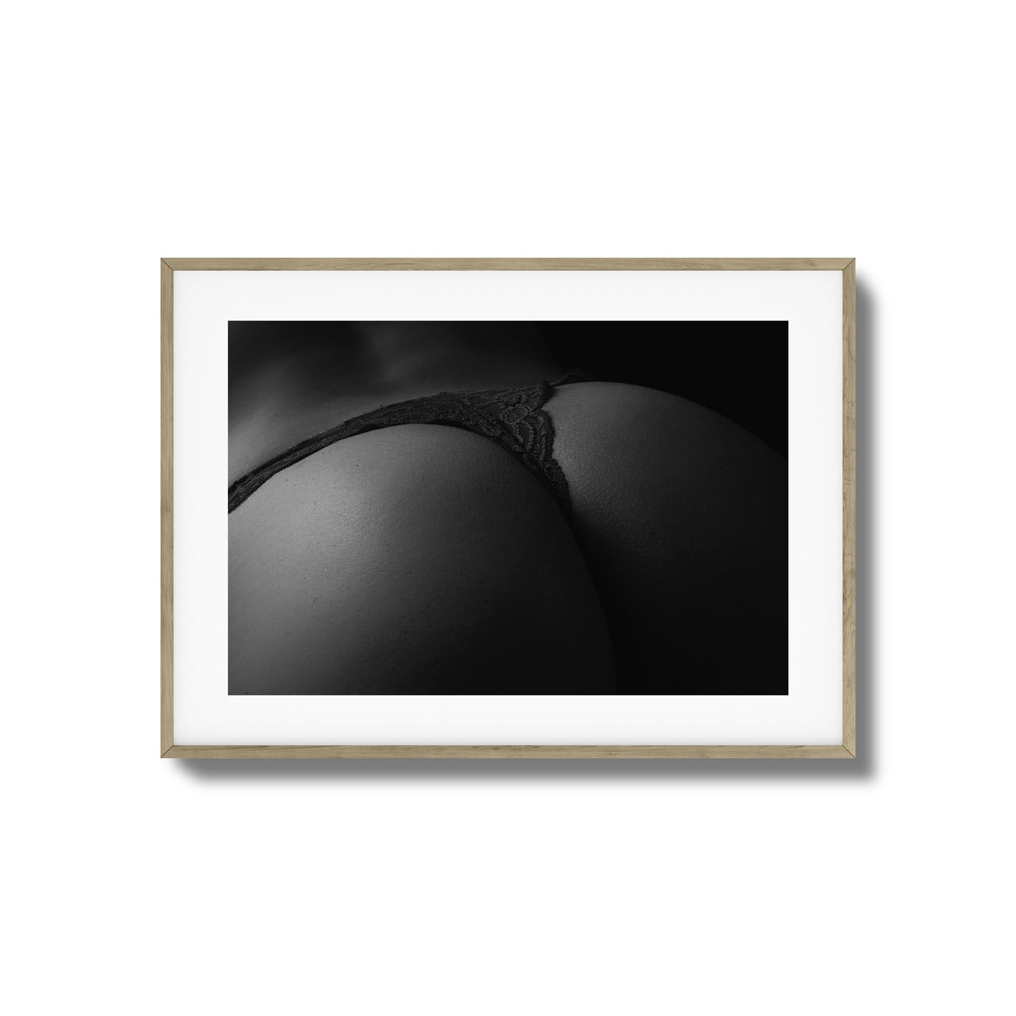 Curve Close Framed Art