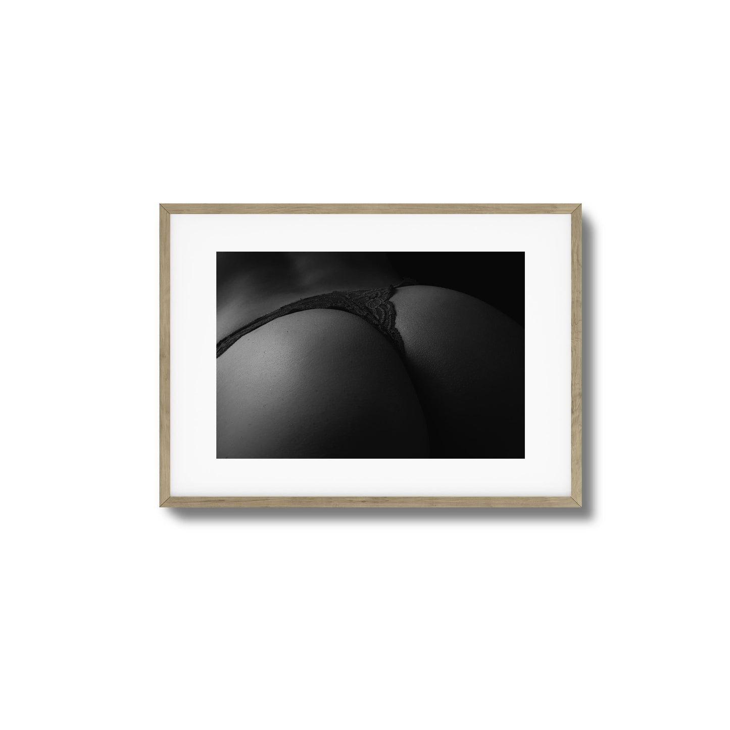 Curve Close Framed Art