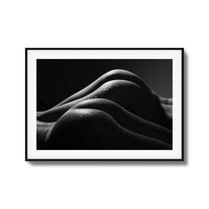 Curves in Shadows Framed Art