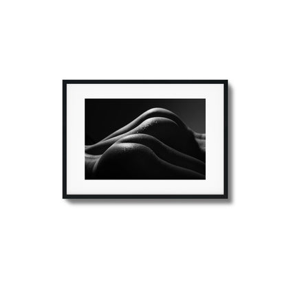 Curves in Shadows Framed Art