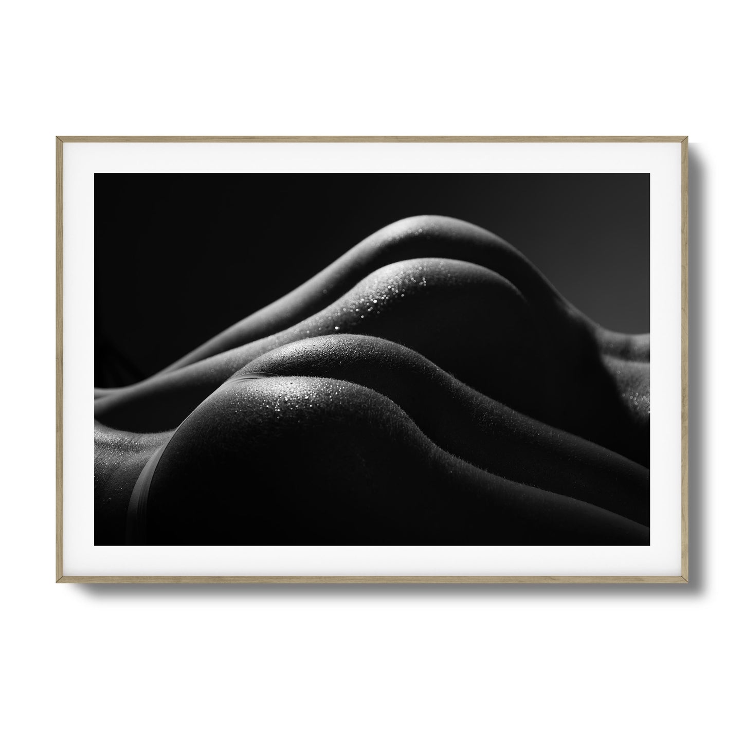 Curves in Shadows Framed Art