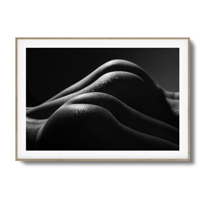 Curves in Shadows Framed Art