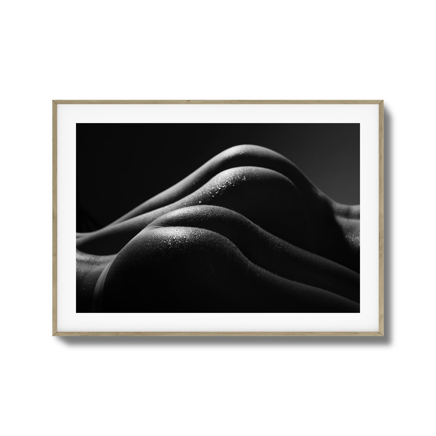 Curves in Shadows Framed Art