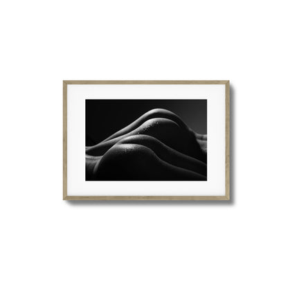 Curves in Shadows Framed Art