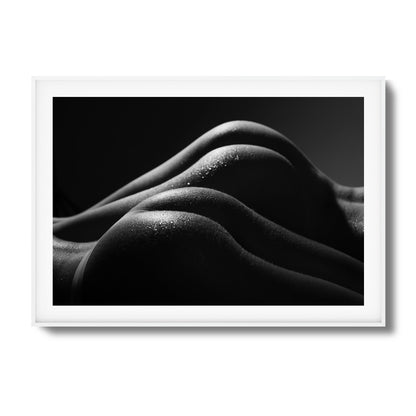 Curves in Shadows Framed Art
