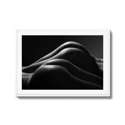 Curves in Shadows Framed Art