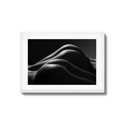 Curves in Shadows Framed Art