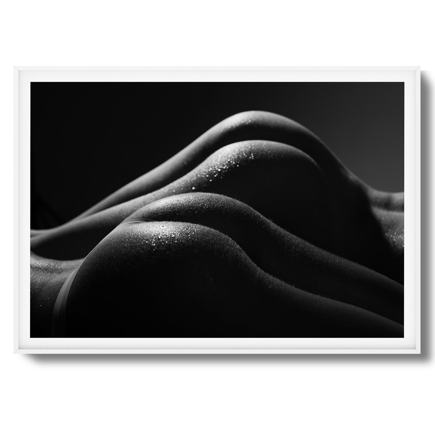 Curves in Shadows Framed Art