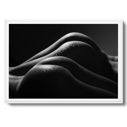 Curves in Shadows Framed Art