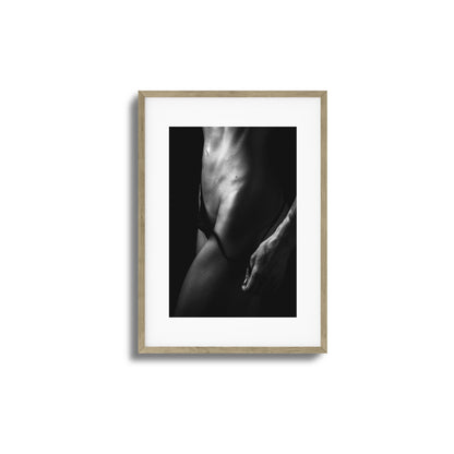 Cut Abs and Shadows Framed Art