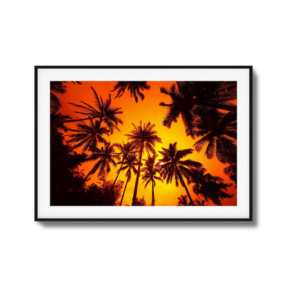 Ember Palms Framed Art