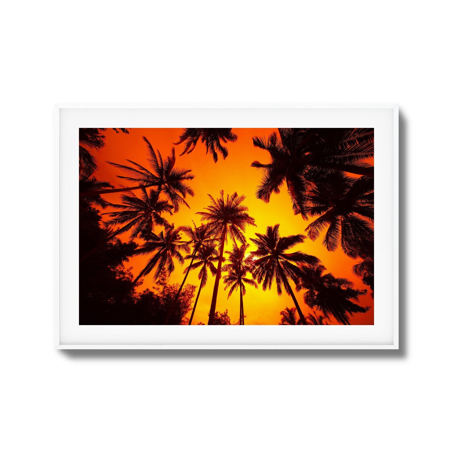 Ember Palms Framed Art