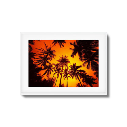 Ember Palms Framed Art