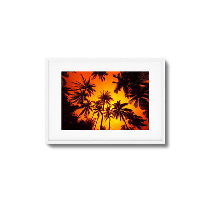 Ember Palms Framed Art