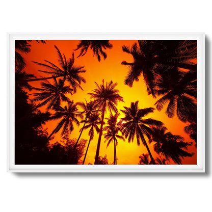 Ember Palms Framed Art