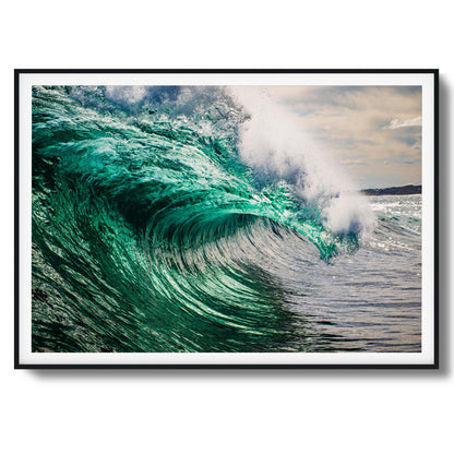 Emerald Fury Framed Art