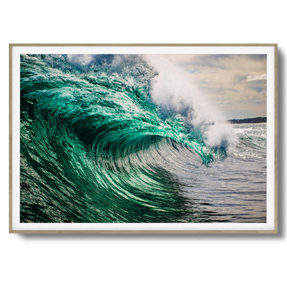 Emerald Fury Framed Art