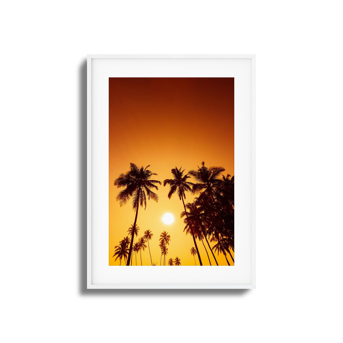 Evening Palms Framed Art