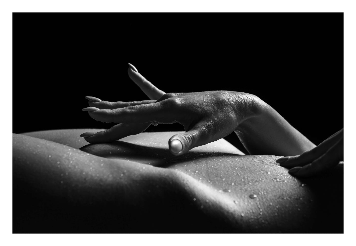 Fingertip Tease Framed Art