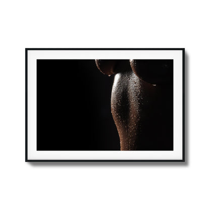 Glowing Skin and Curves Framed Art