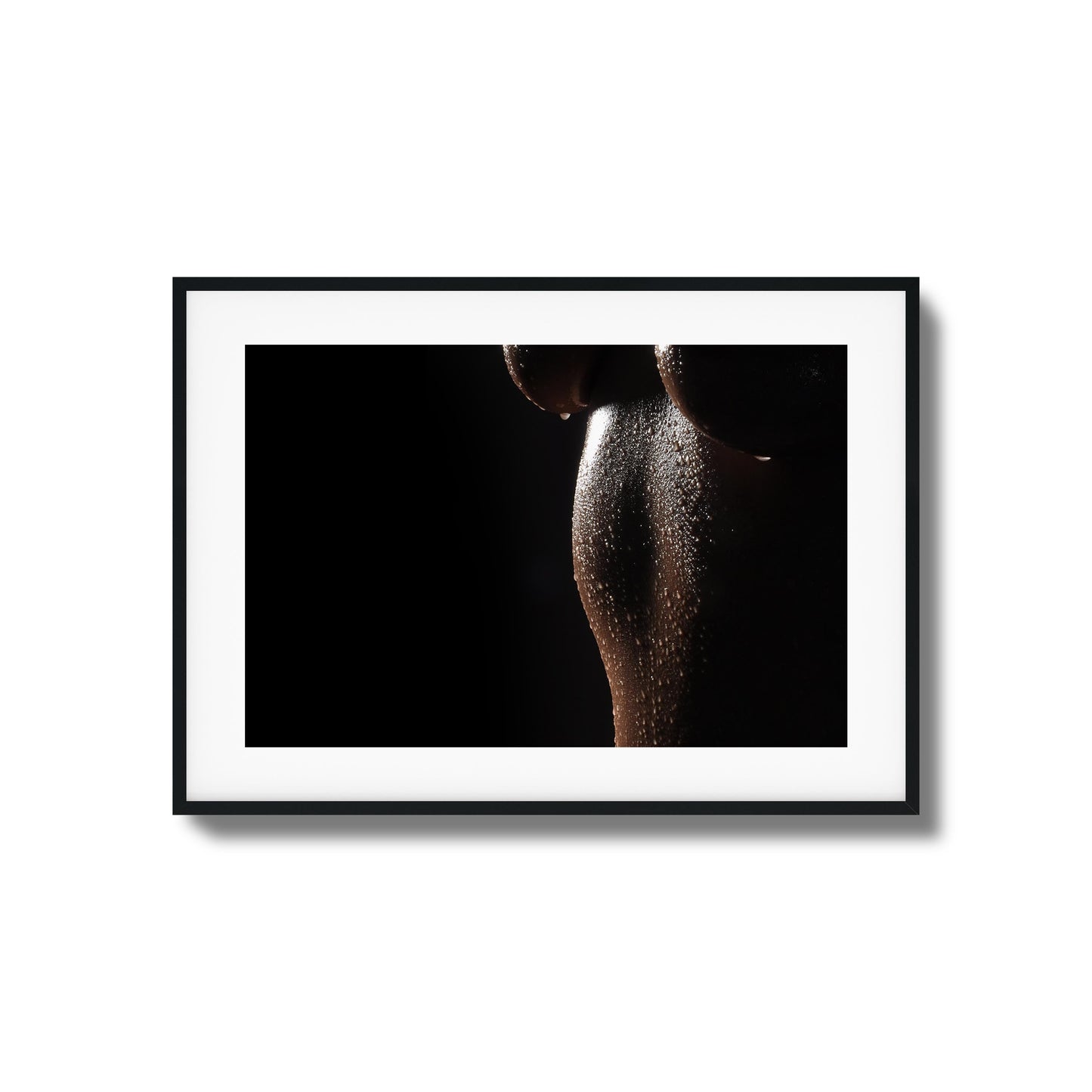 Glowing Skin and Curves Framed Art