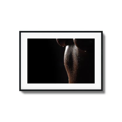 Glowing Skin and Curves Framed Art