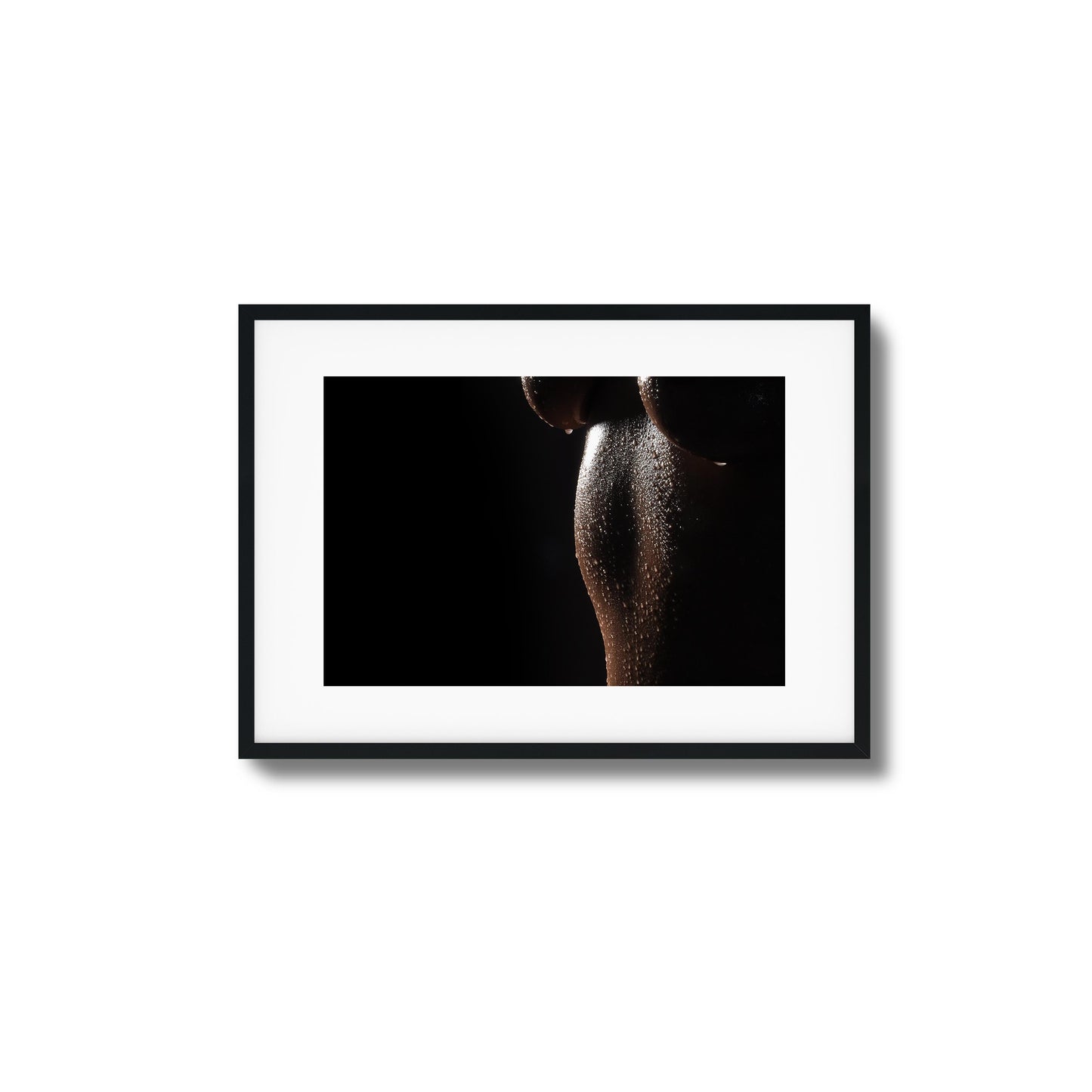 Glowing Skin and Curves Framed Art