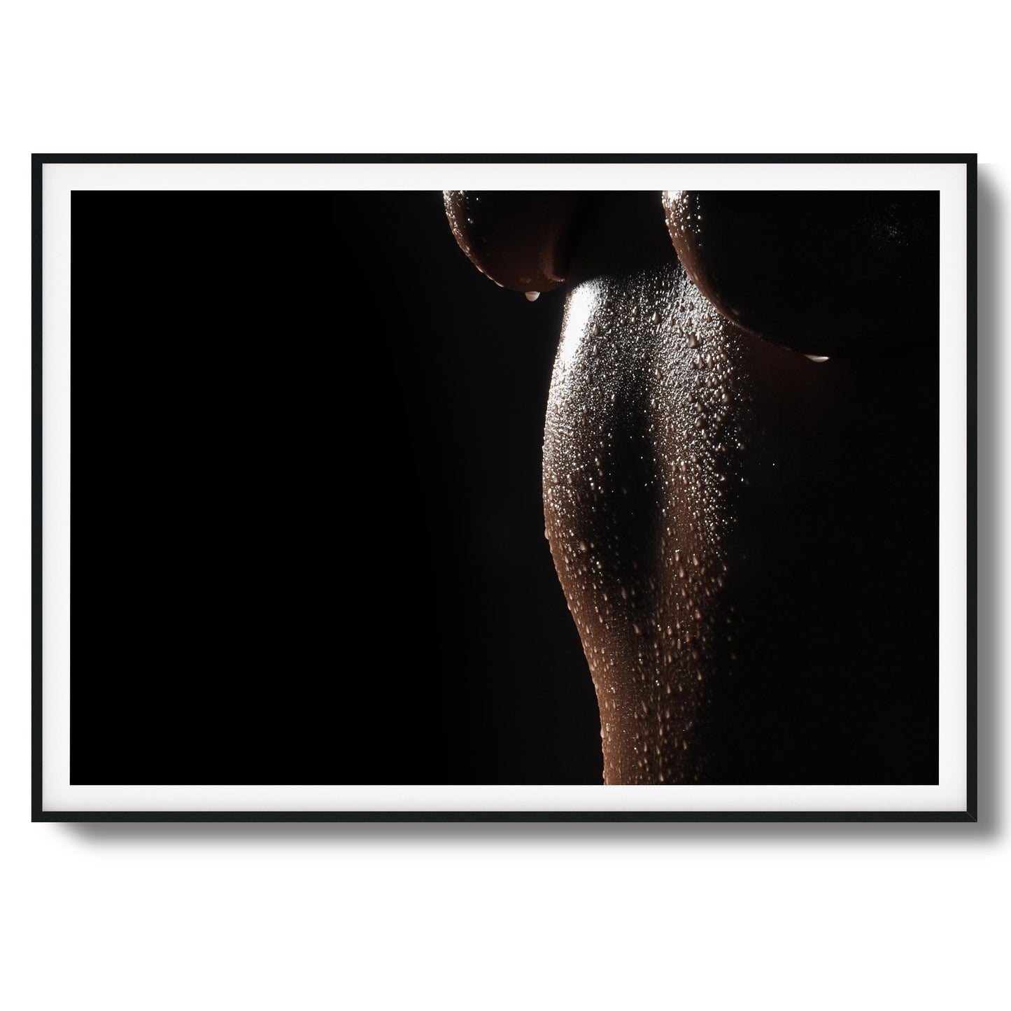 Glowing Skin and Curves Framed Art