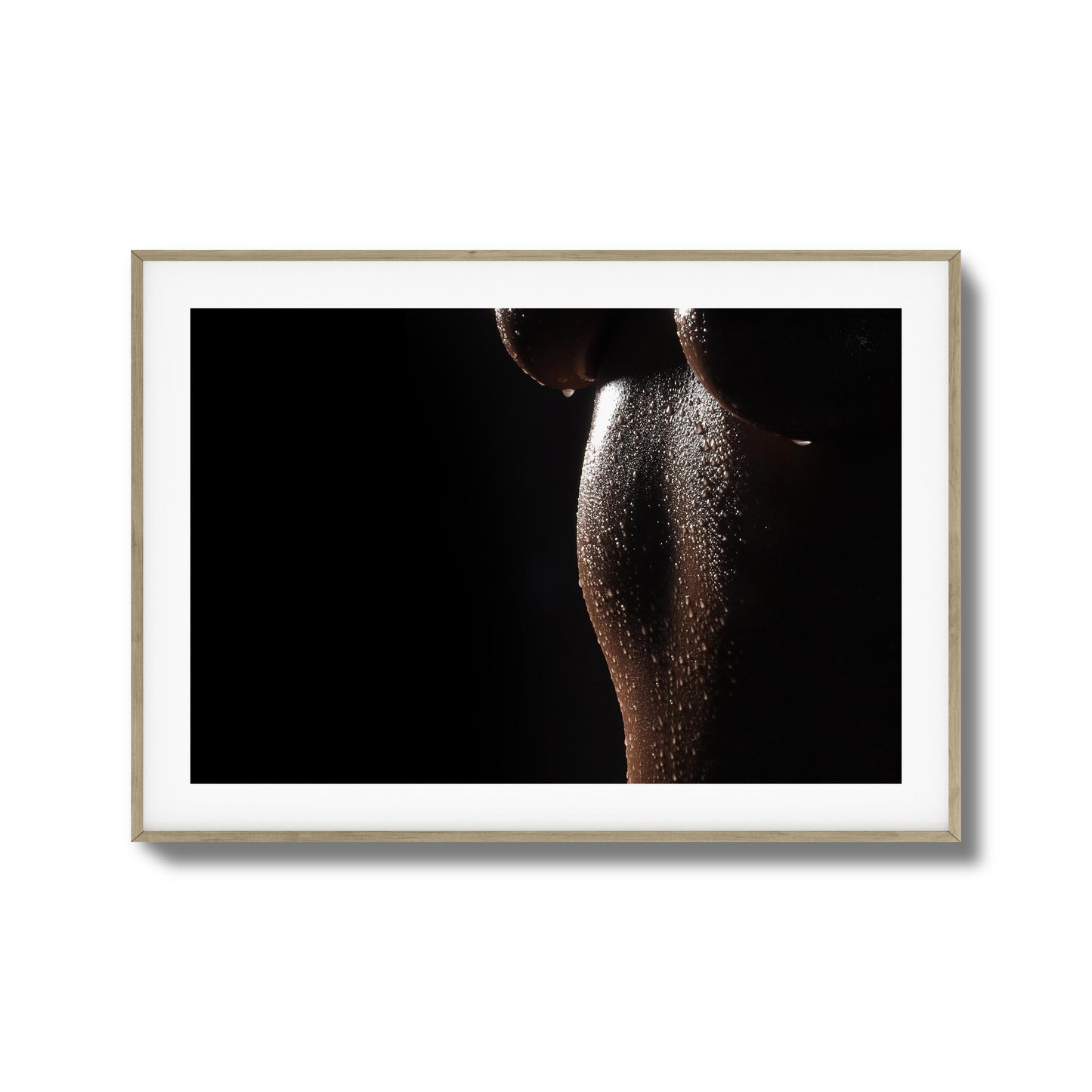 Glowing Skin and Curves Framed Art