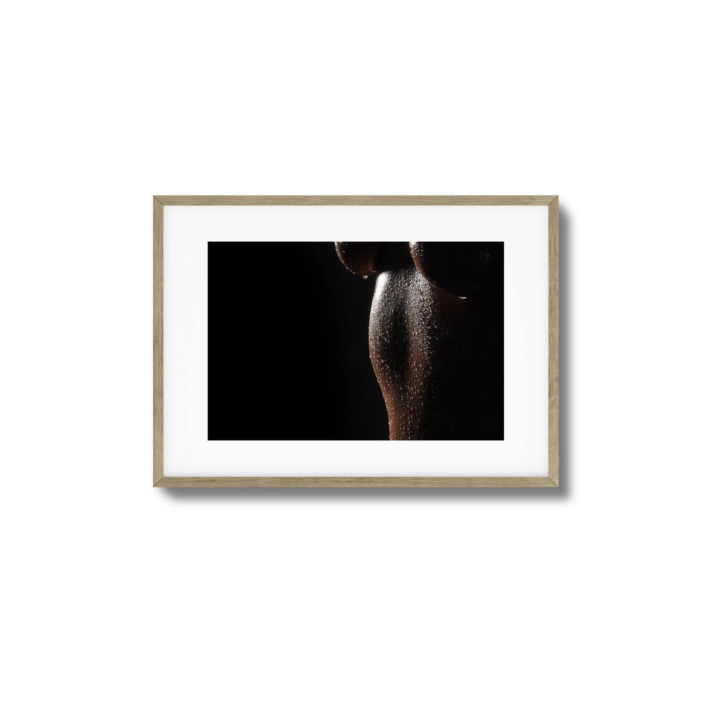 Glowing Skin and Curves Framed Art