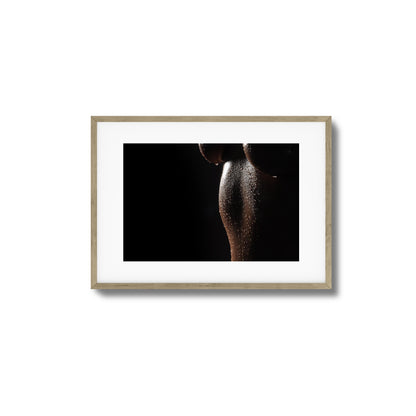 Glowing Skin and Curves Framed Art