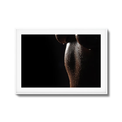 Glowing Skin and Curves Framed Art
