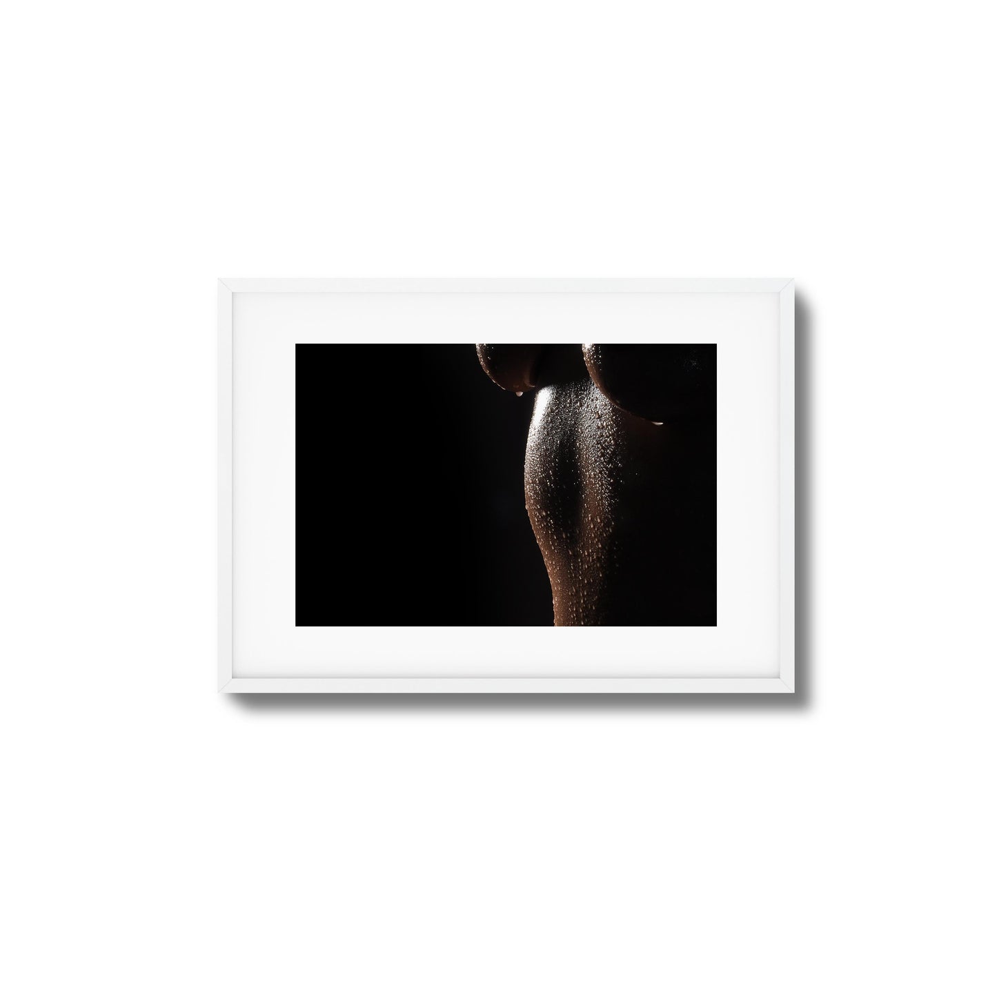 Glowing Skin and Curves Framed Art