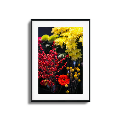 Golden Bloom Framed Art