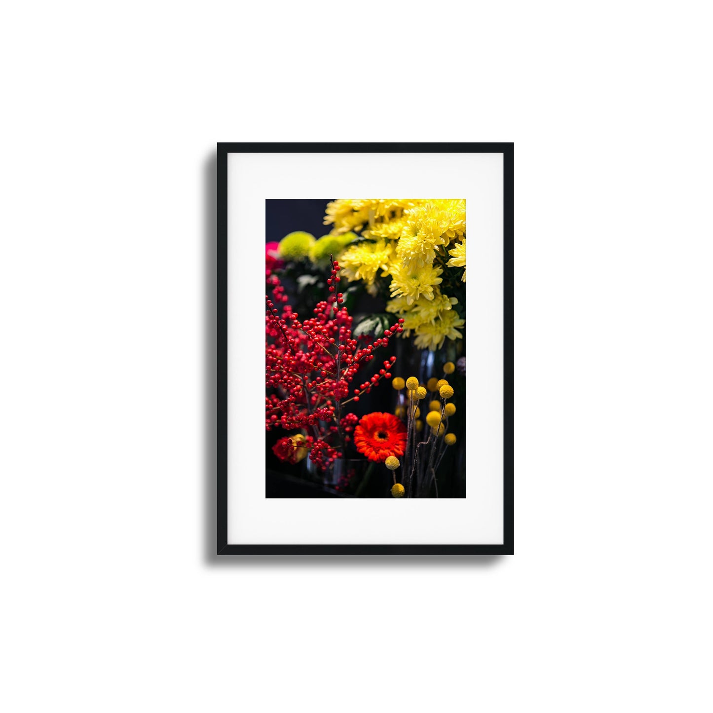 Golden Bloom Framed Art