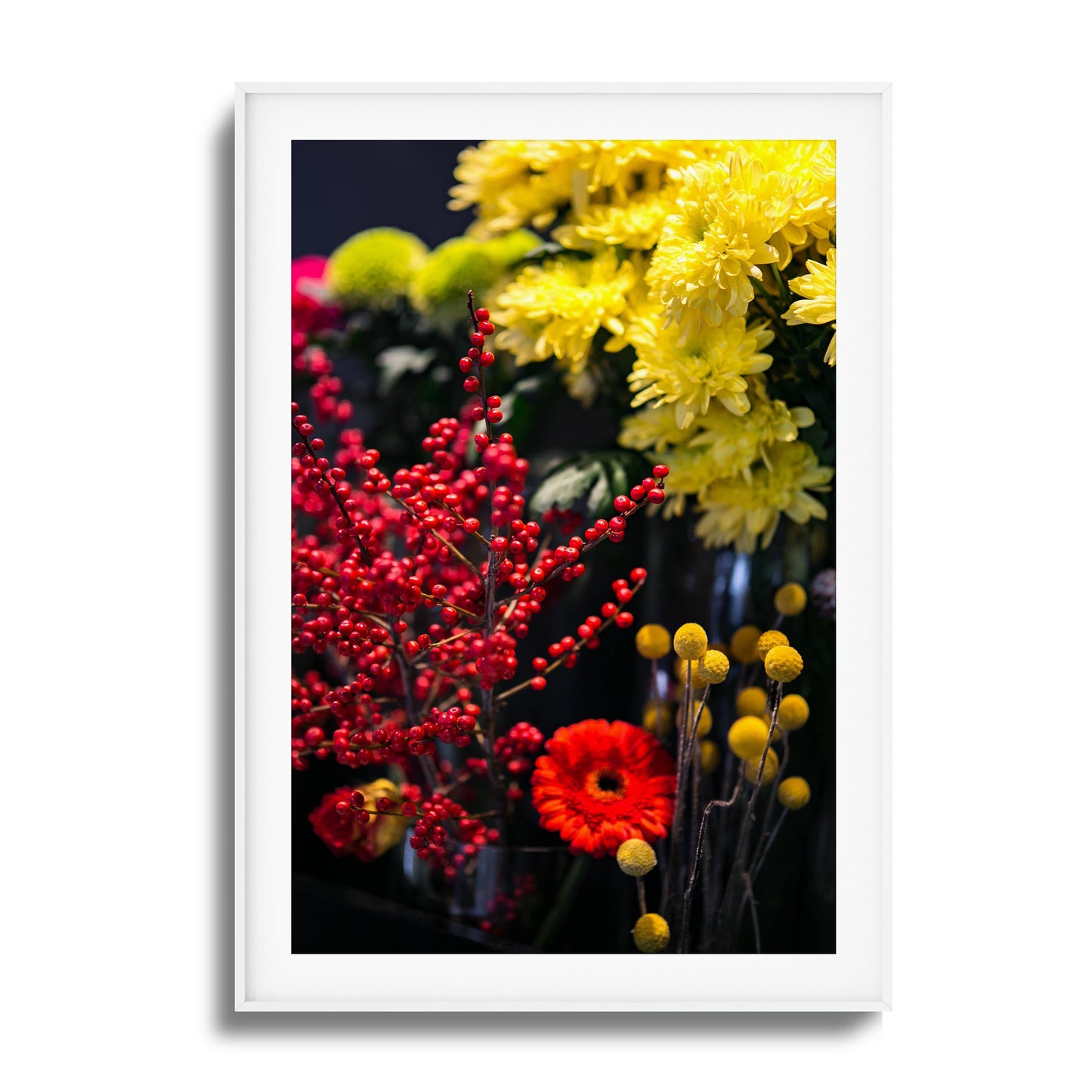 Golden Bloom Framed Art