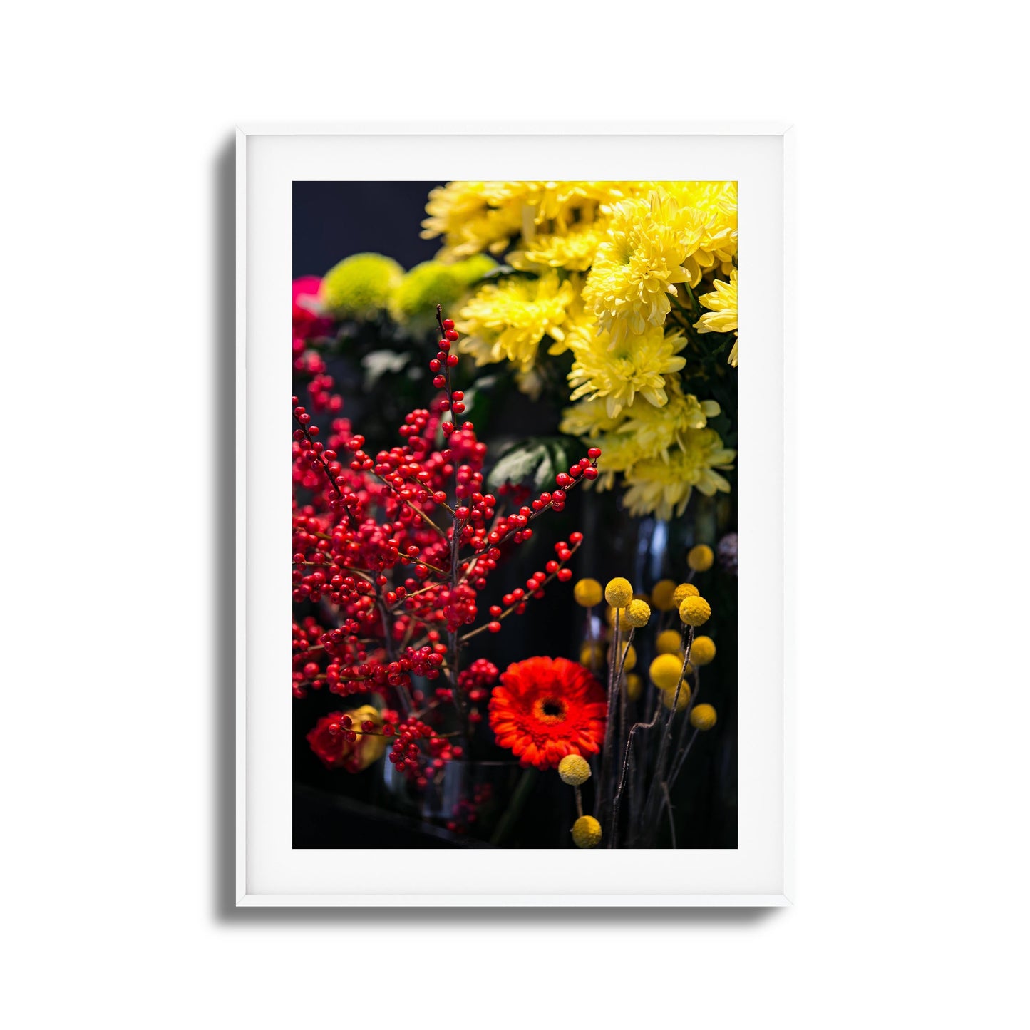 Golden Bloom Framed Art