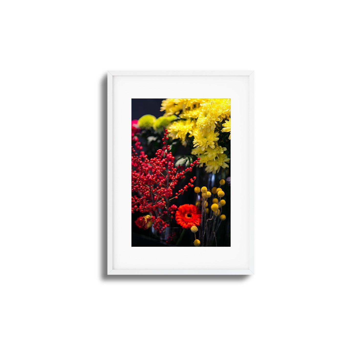 Golden Bloom Framed Art