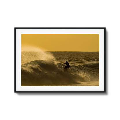 Golden Curl Framed Art